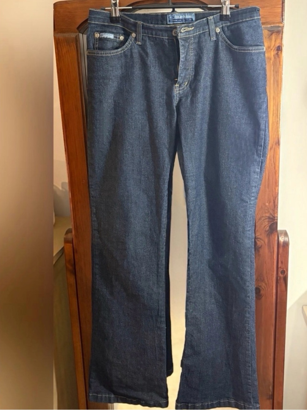 Low Rise Y2K Dark Wash Flare Jeans
